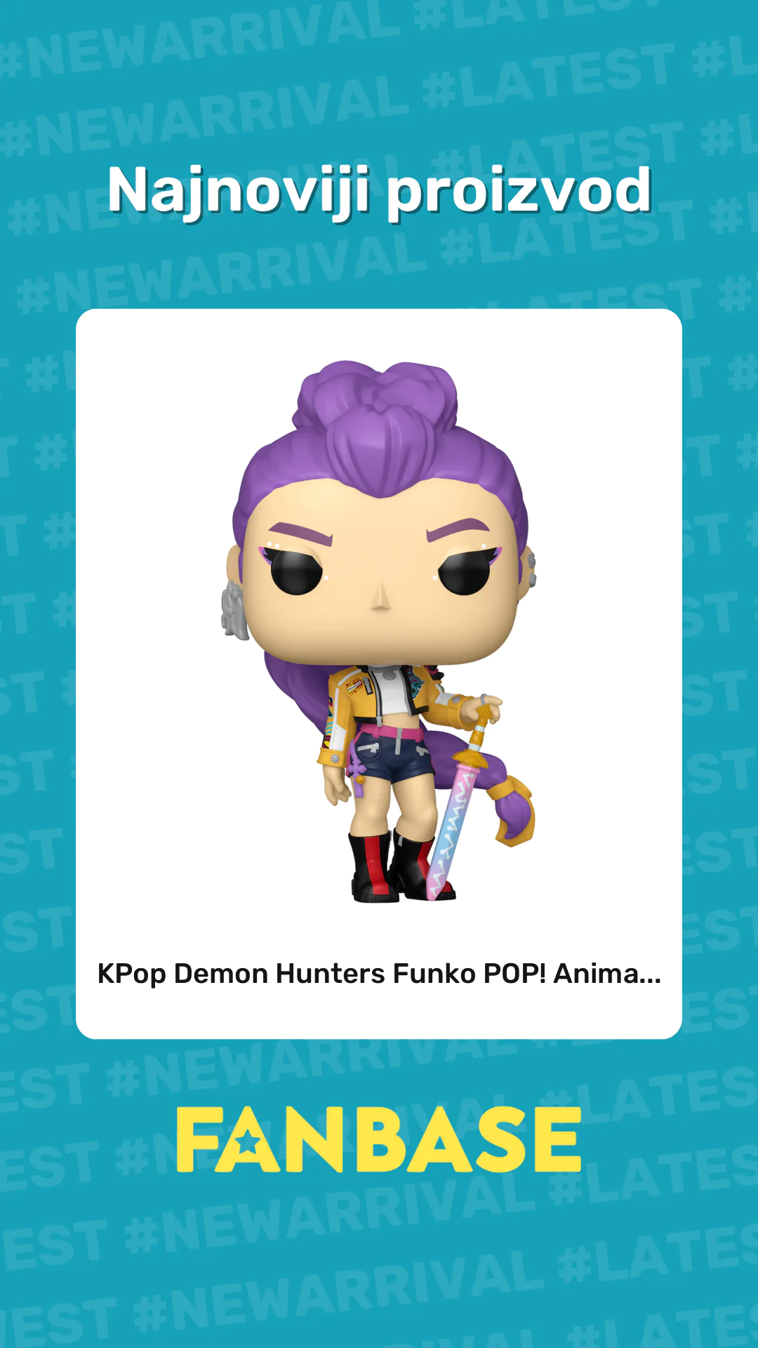 Najnoviji proizvod: KPop Demon Hunters Funko POP! Anima...