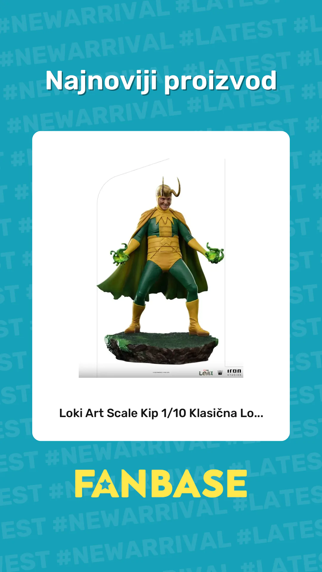 Najnoviji proizvod: Loki Art Scale Kip 1/10 Klasična Lo...