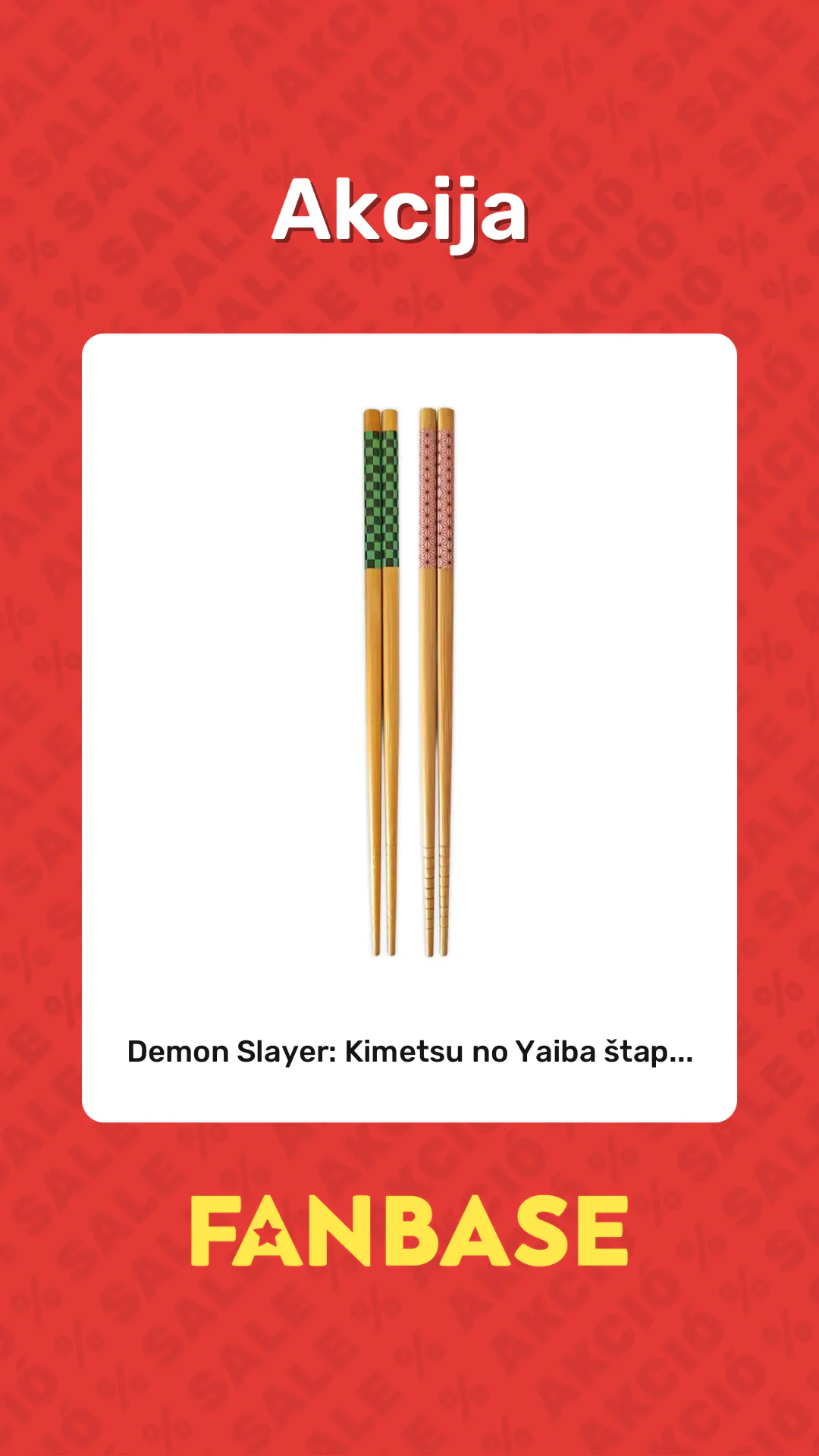 Akcija: Demon Slayer: Kimetsu no Yaiba štap...