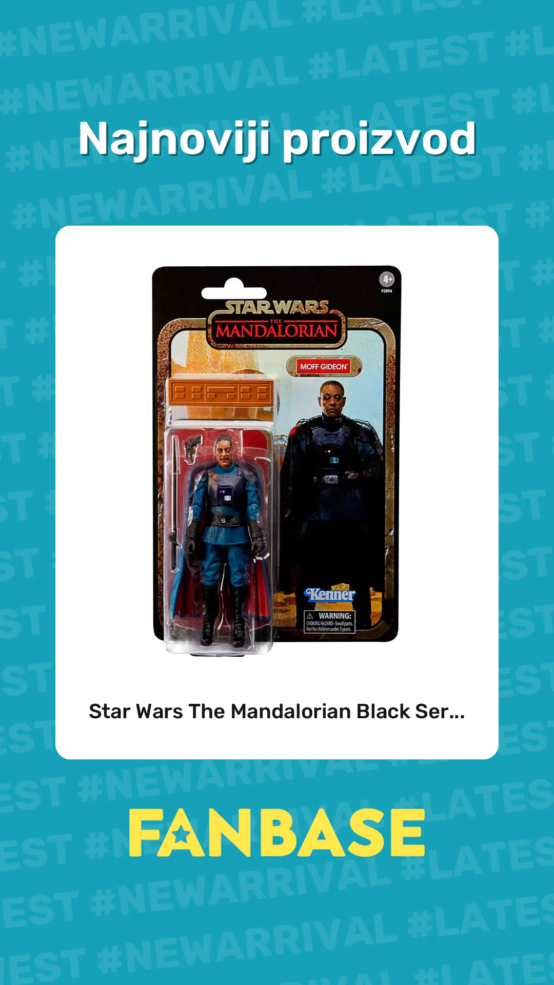 Najnoviji proizvod: Star Wars The Mandalorian Black Ser...
