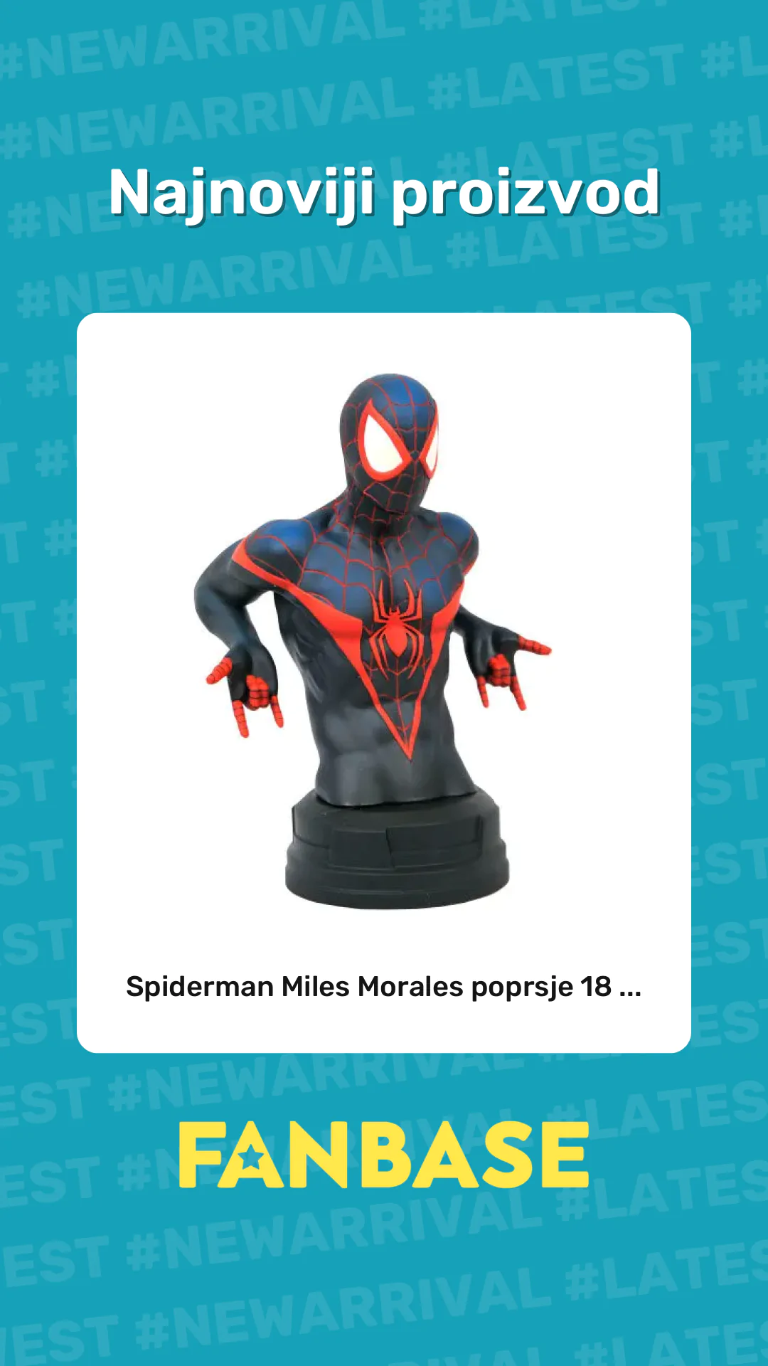 Najnoviji proizvod: Spiderman Miles Morales poprsje 18 ...