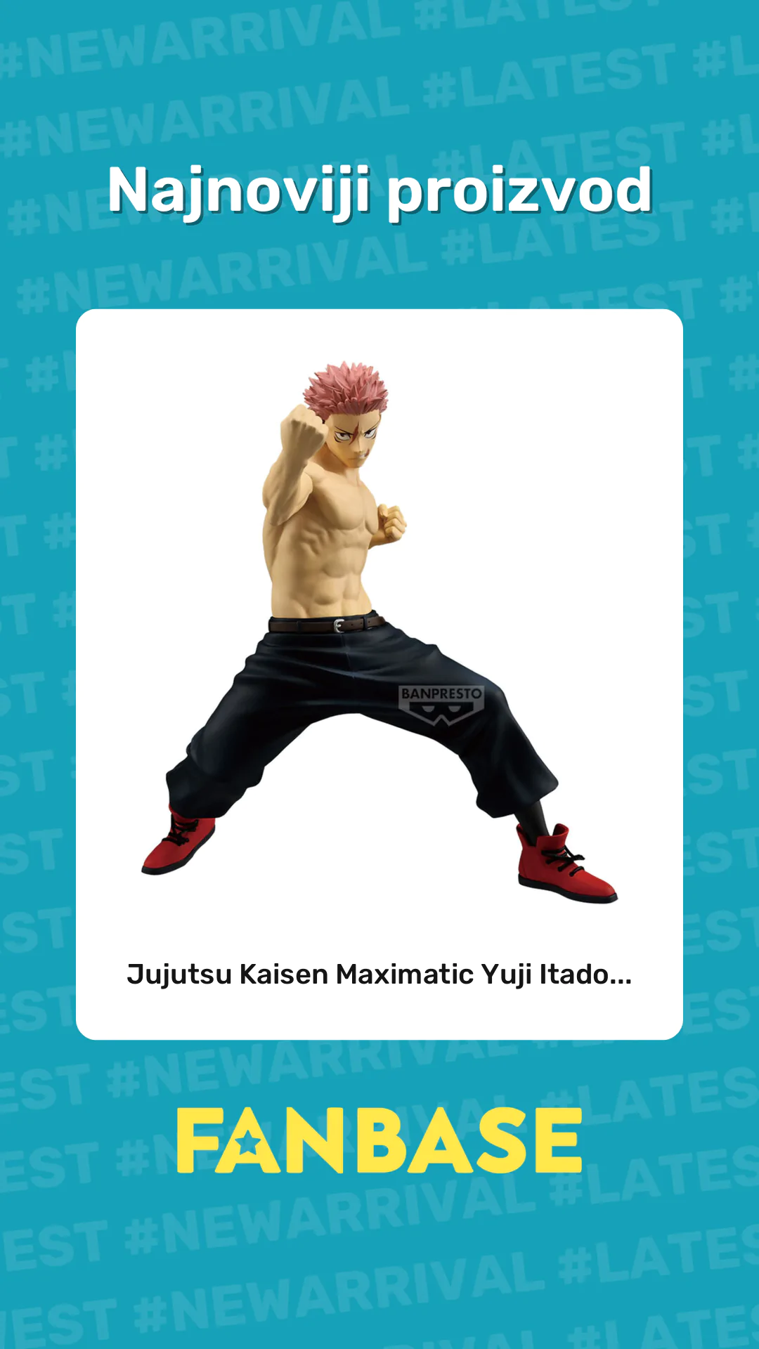 Najnoviji proizvod: Jujutsu Kaisen Maximatic Yuji Itado...