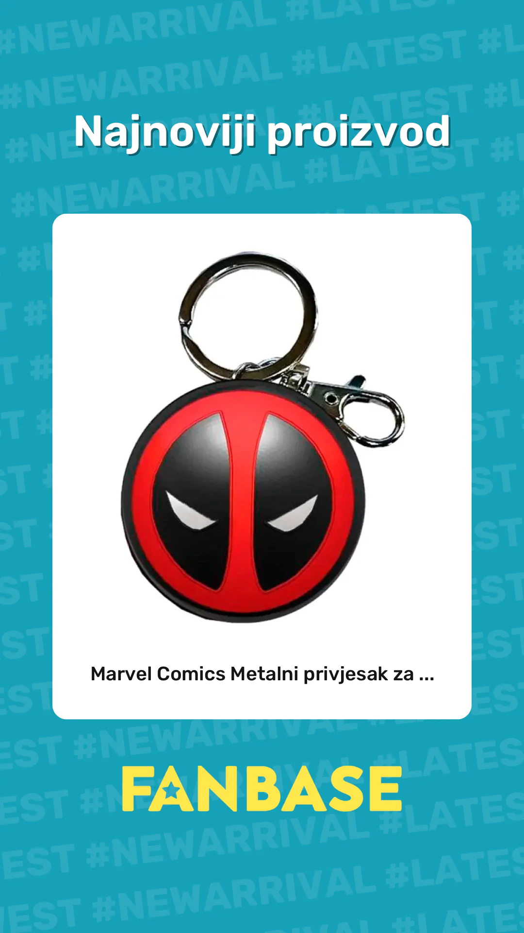 Najnoviji proizvod: Marvel Comics Metalni privjesak za ...