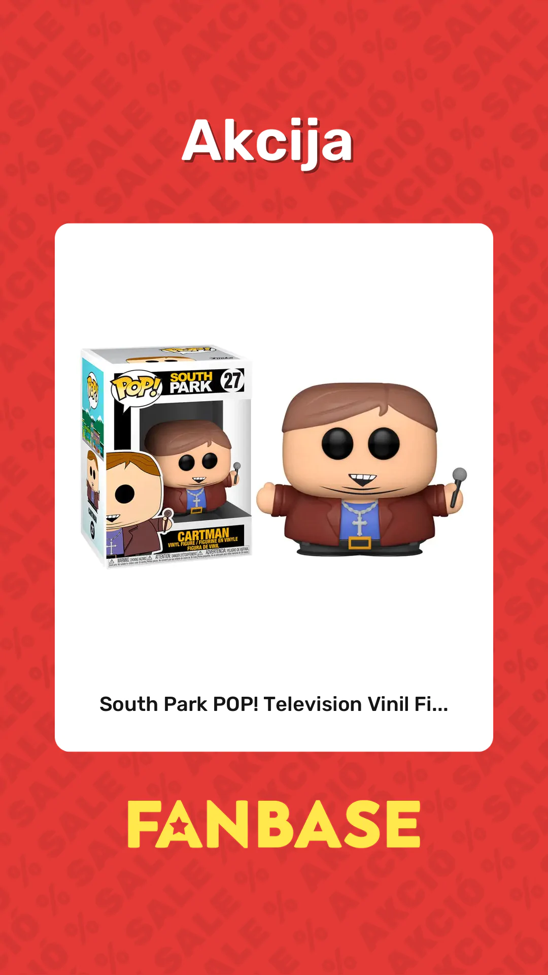 Akcija: South Park POP! Television Vinil Fi...