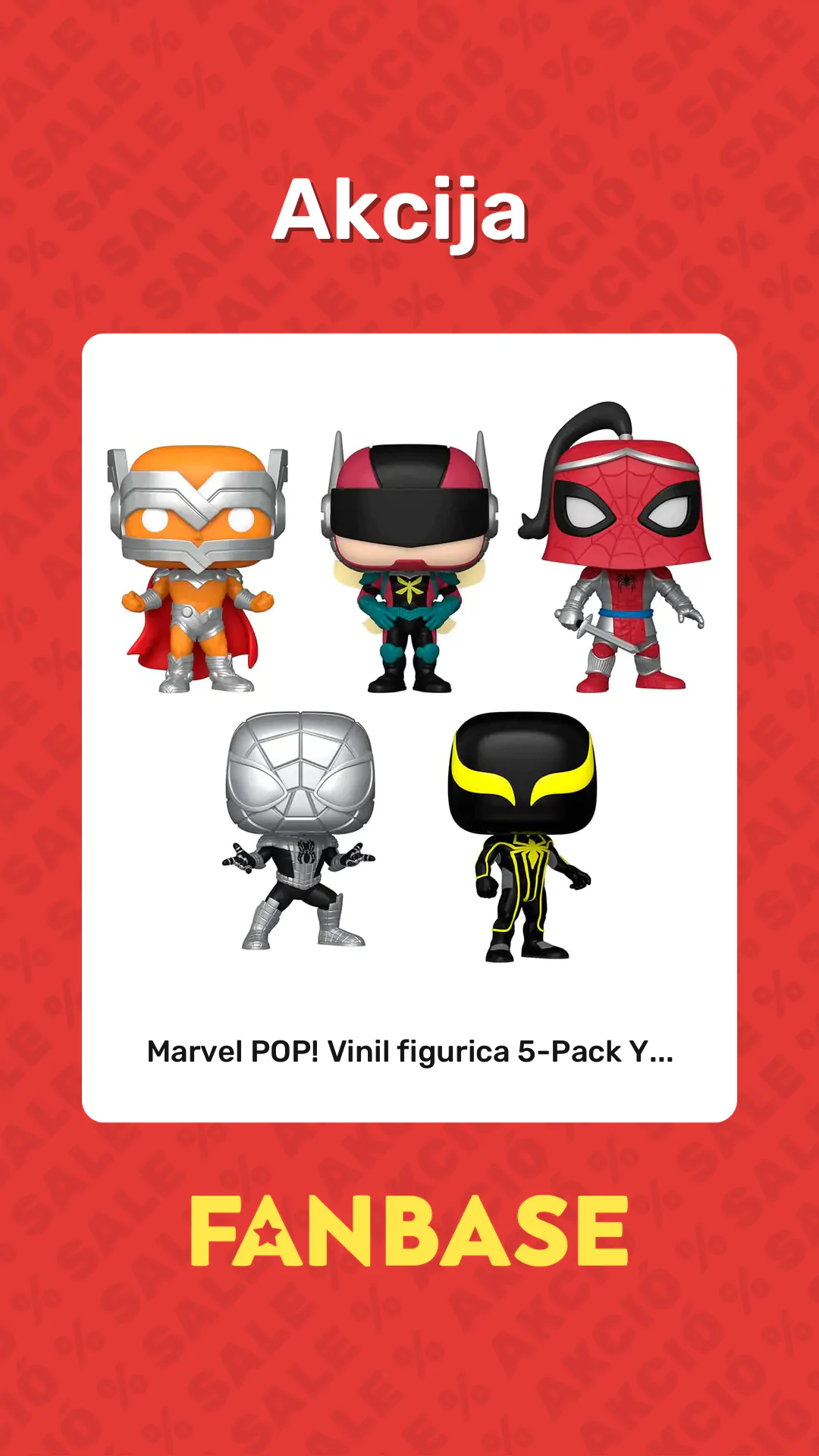 Akcija: Marvel POP! Vinil figurica 5-Pack Y...