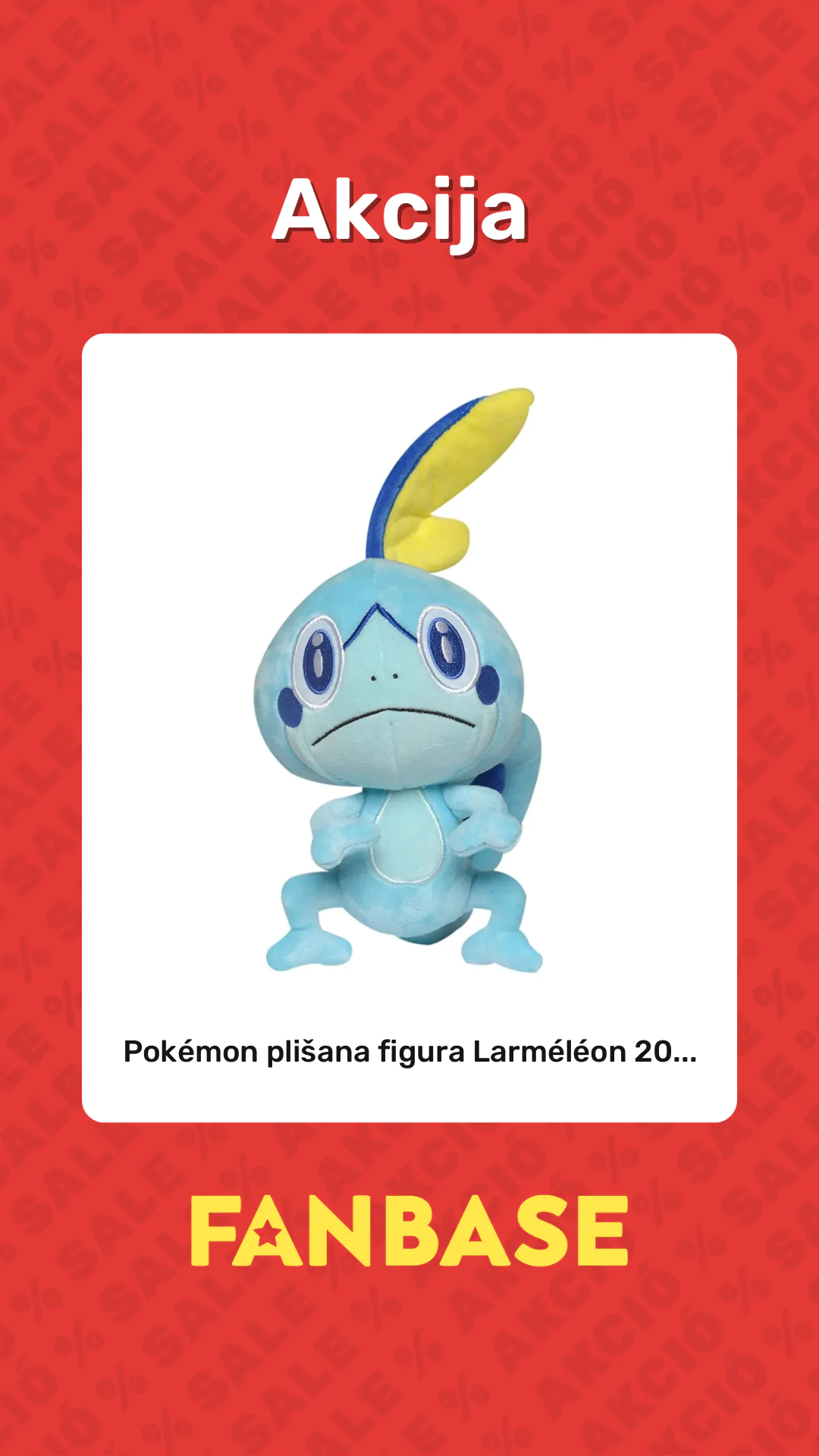 Akcija: Pokémon plišana figura Larméléon 20...
