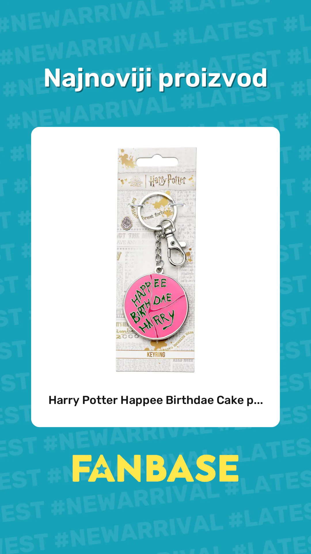 Najnoviji proizvod: Harry Potter Happee Birthdae Cake p...
