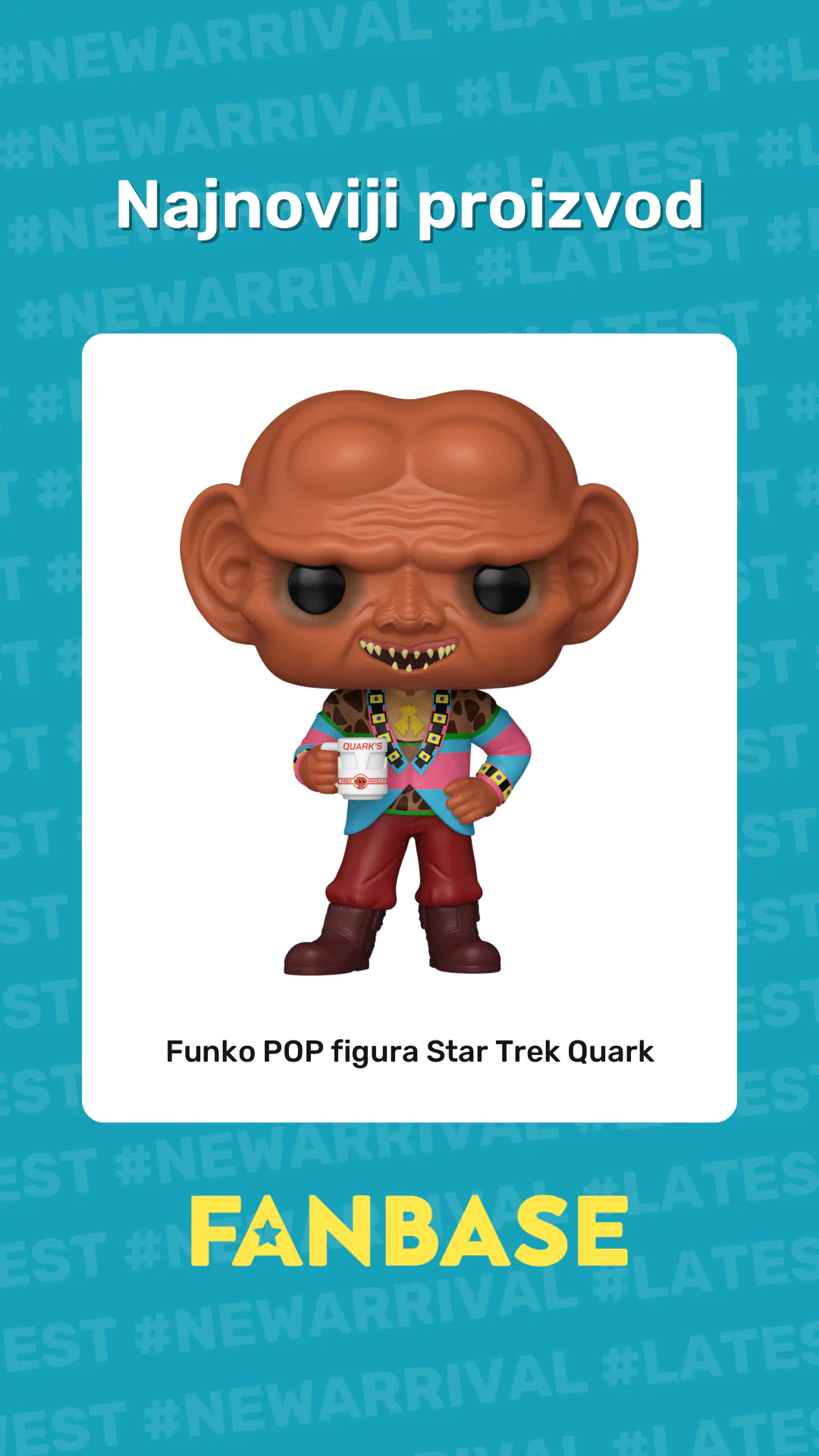 Najnoviji proizvod: Funko POP figura Star Trek Quark