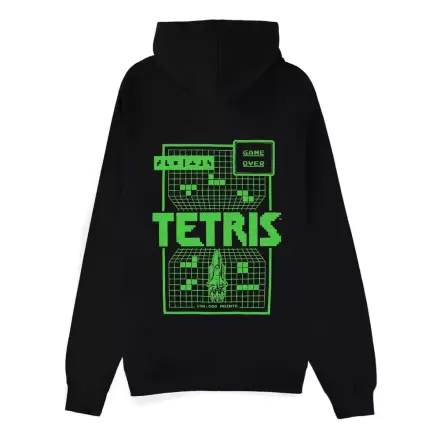 Tetris Game Over dukserica s kapuljačom i patentnim zatvaračem fotografija proizvoda