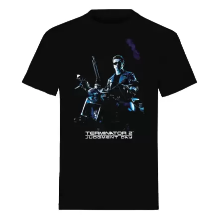 The Terminator Majica Bike Pose Black fotografija proizvoda