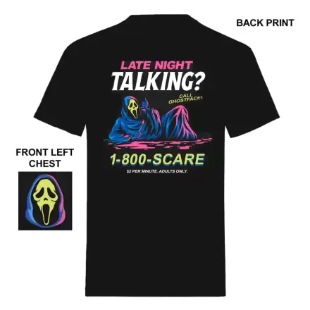 Scream majica Ghost Face Late Night Talking fotografija proizvoda