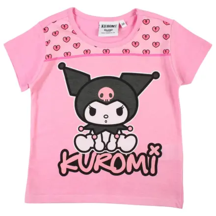 Hello Kitty Kuromi Pink dječja majica kratkih rukava, top fotografija proizvoda
