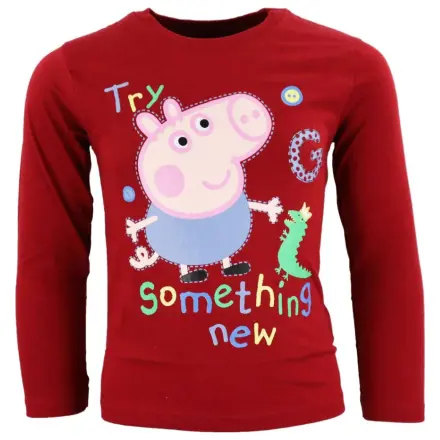Peppa Pig Something New Red Kids majica dugih rukava top fotografija proizvoda
