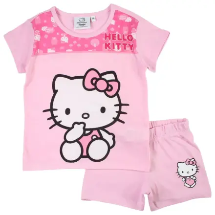 Hello Kitty Cutie Light Pink Kids Kratka Pidžama fotografija proizvoda