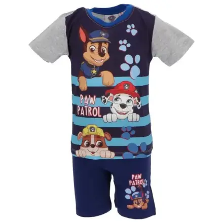 Paw Patrol Happy Stripes Grey kratke dječje pidžame fotografija proizvoda