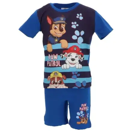 Paw Patrol Happy Stripes Blue Dječja kratka pidžama fotografija proizvoda