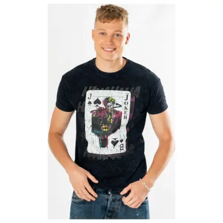 DC Comics majica The Joker Acid Wash Playing Card fotografija proizvoda