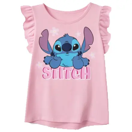 Stitch Tiny Smile Svijetlo ružičasta dječja majica kratkih rukava fotografija proizvoda
