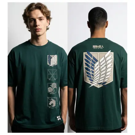 Attack on Titan Logo Oversize majica fotografija proizvoda