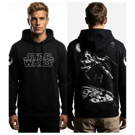 Star Wars Spaceships Universe Anniversary majica s kapuljačom fotografija proizvoda