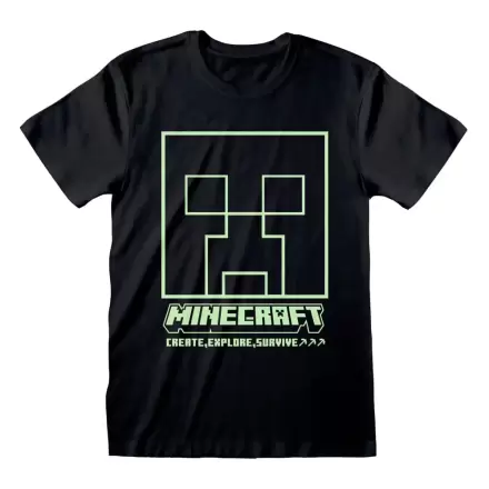 Minecraft Majica koja svijetli u mraku fotografija proizvoda
