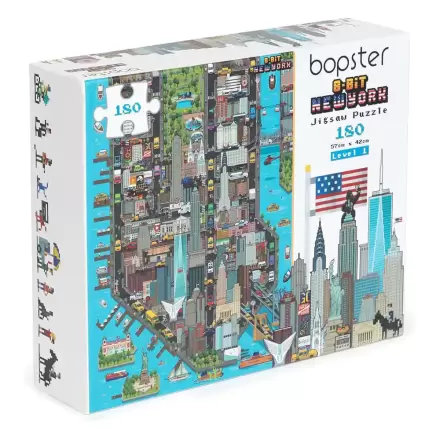 8-Bit Pixel Puzzle New York Razina 1 180 dijelova termékfotója