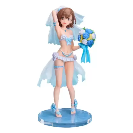 A Certain Scientific Railgun T PVC statua 1/7 Mikoto Misaka Wedding Swimsuit Ver. 25 cm fotografija proizvoda
