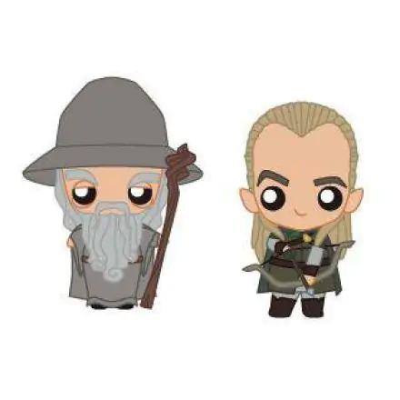 Lord of the Rings Pokis Gumene Mini Figure Gandalf & Legolas 6 cm fotografija proizvoda