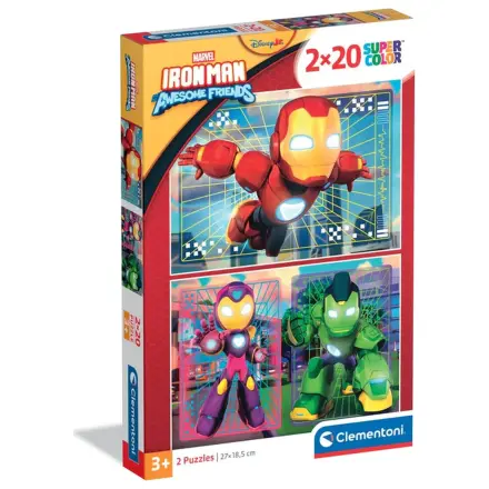 Iron Man and His Hero Squad Puzzle, 2x20 komada fotografija proizvoda