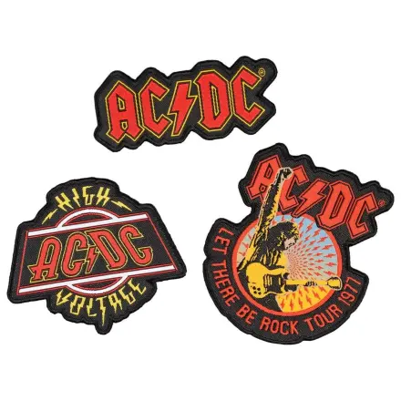 AC/DC set od 3 zakrpe fotografija proizvoda