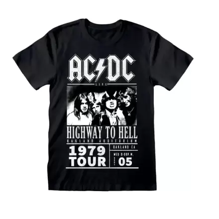 AC/DC majica Highway To Hell 1979 Tour crna termékfotója