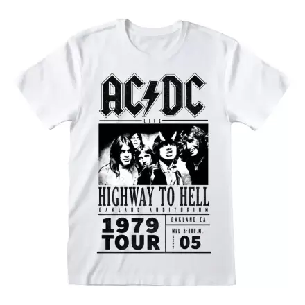 AC/DC majica Highway To Hell 1979 turneja bijela termékfotója