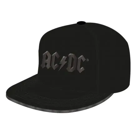 ACDC Snapback kapa, sjajni crni logo fotografija proizvoda