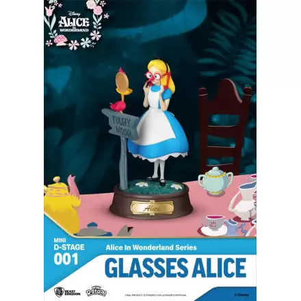Alice in Wonderland Mini Diorama Stage PVC Kip Glasses Alice 10 cm fotografija proizvoda