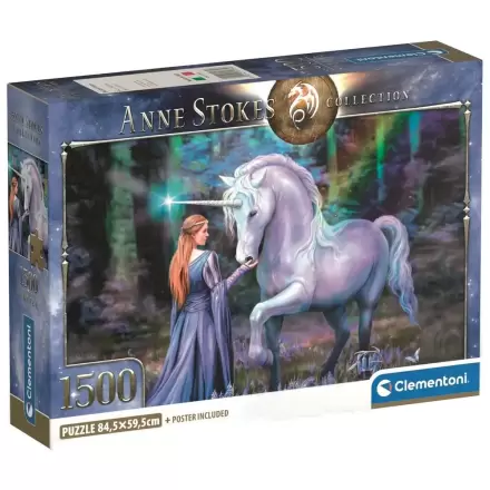 Anne Stokes Bluebell Wood puzzle 1500 kom fotografija proizvoda