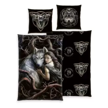 Anne Stokes posteljina Wolfs 135 x 200 cm fotografija proizvoda