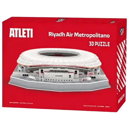 Atletico de Madrid Riyadh Metropolitano 3D zagonetka stadiona fotografija proizvoda