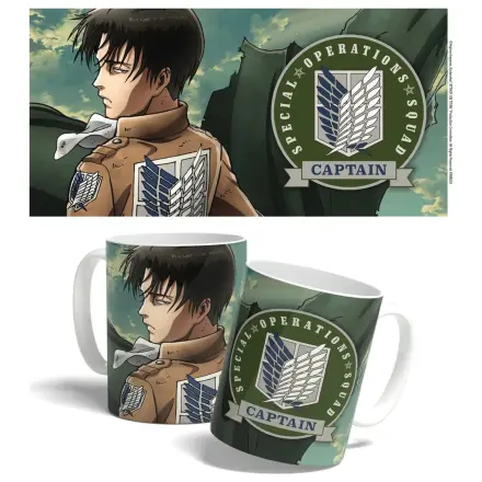 Attack on Titan Šalica Levi Squad Captain 325 ml fotografija proizvoda