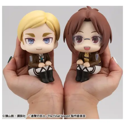 Attack on Titan Look Up PVC statue Hange Zoe & Erwin Smith (s poklonom) 11 cm fotografija proizvoda