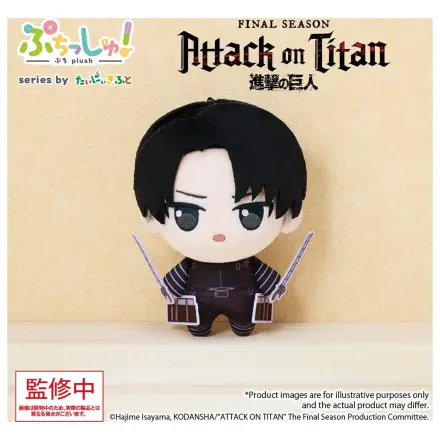 Attack on Titan Puchish! Plišana figura Levi Ackerman Vol. 1 12 cm fotografija proizvoda
