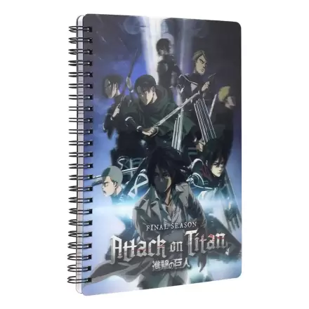 Attack on Titan bilježnica s 3D efektom Group termékfotója