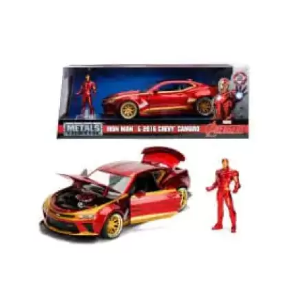 Avengers Diecast Model 1/24 2016 Chevy Camaro SS Iron Man - model lijevanog metala u mjerilu 1/24 termékfotója