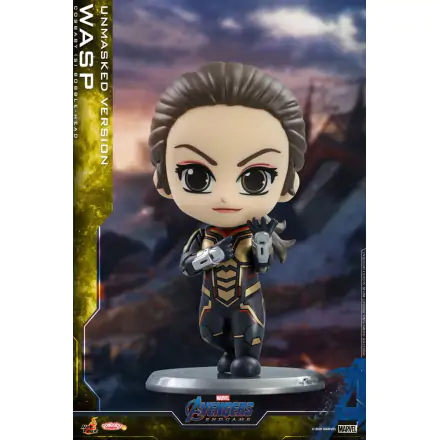 Avengers: Endgame Cosbaby (S) Mini Figura The Wasp (Unmasked Version) 10 cm termékfotója