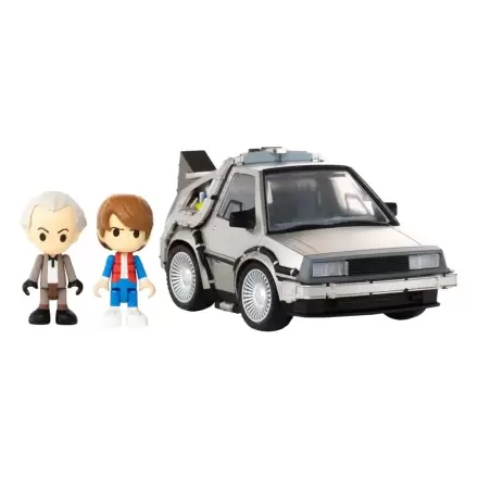 Back to the Future Q-Village vozilo s minifigurama Time Machine 9 cm fotografija proizvoda