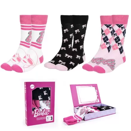 Barbie paket 3 para odraslih čarapa fotografija proizvoda