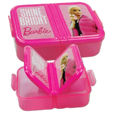 Barbie Shine Bright Višestruki pretinci Kutija za ručak, Kutija za sendvič fotografija proizvoda