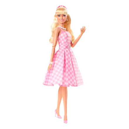 Barbie The Movie Doll Barbie u ružičastoj Gingham haljini [OŠTEĆENO PAKIRANJE] termékfotója