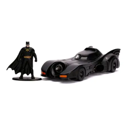 Batman 1989 Hollywood Rides Diecast Model 1/32 1989 Batmobile s Figurom termékfotója