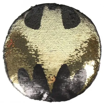 Batman reverzibilni jastuk u obliku šljokica 30 cm fotografija proizvoda