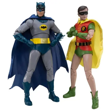Batman Classic TV Series DC Multiverse McFarlane Collector Edition Akcijska figura 2-pakiranje Batman i Robin 18 cm fotografija proizvoda